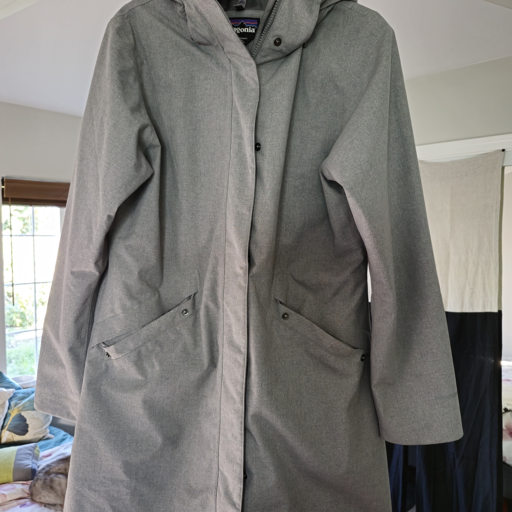 Patagonia Gray Women's Trench Coat